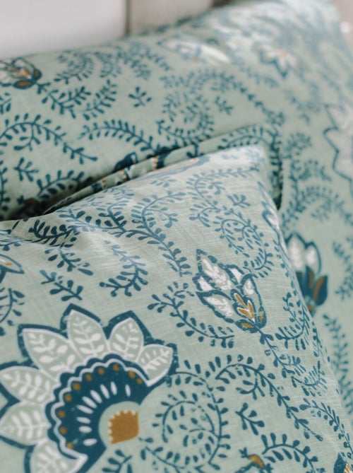 Parure de lit imprimé Floral coton SUNSHINE ILONA - Kiabi