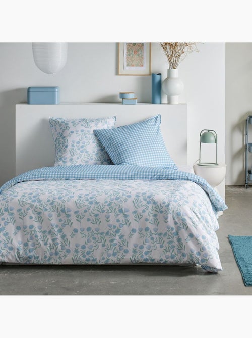 Parure de lit imprimé Floral coton SUNSHINE JASMIN - Kiabi Parure de lit imprimé Floral coton SUNSHINE JASMIN - Kiabi