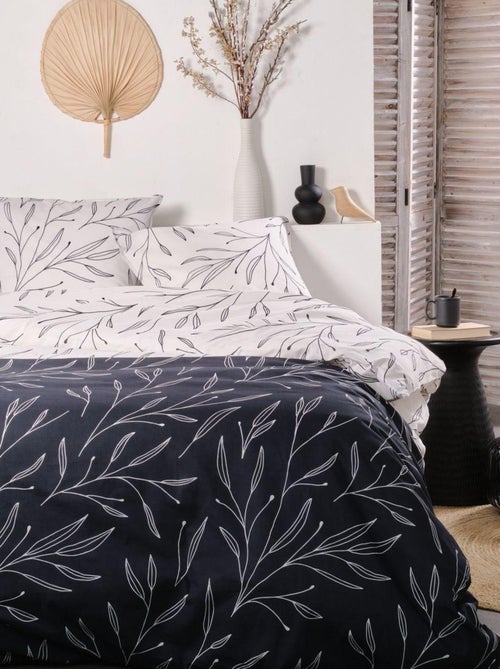 Parure de lit imprimé floral coton SUNSHINE JULES - Kiabi