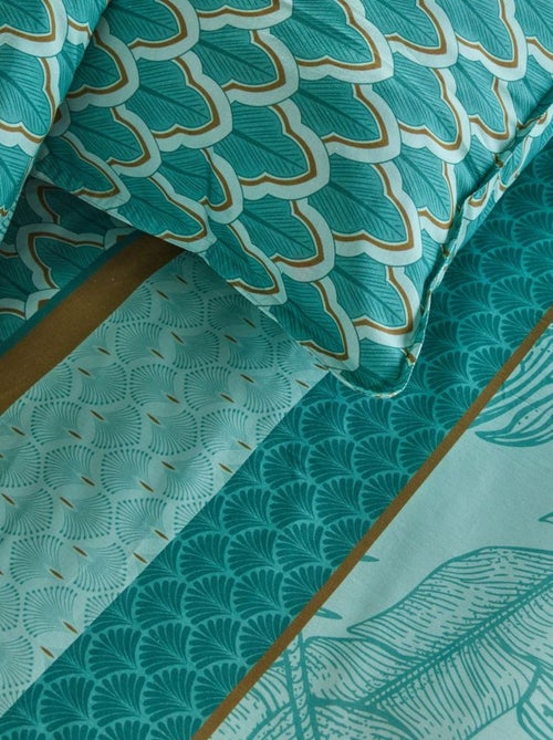 Parure de lit imprimé Floral coton SUNSHINE LAURENN - Kiabi Parure de lit imprimé Floral coton SUNSHINE LAURENN - Kiabi