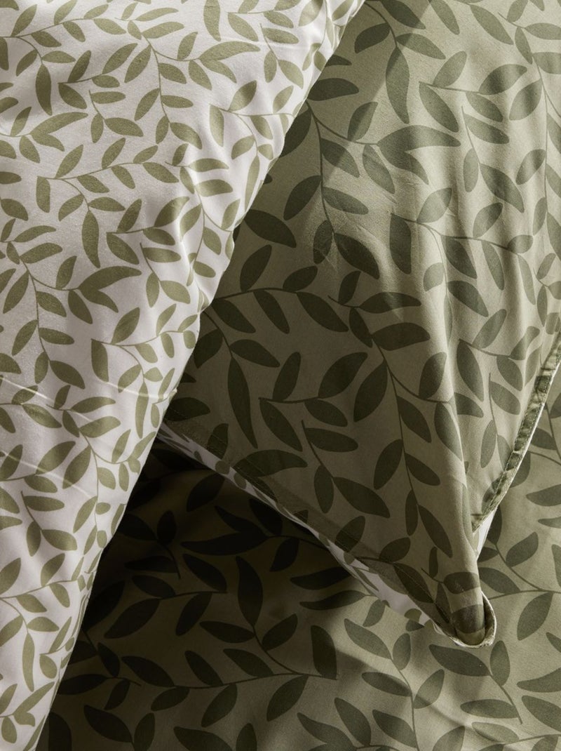 Parure de lit imprimé Floral coton SUNSHINE LOIS Vert - Kiabi