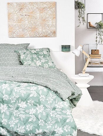 Parure de lit imprimé Floral coton SUNSHINE LOU