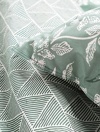 Parure de lit imprimé Floral coton SUNSHINE LOU