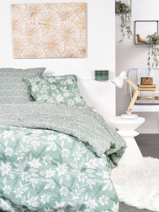 Parure de lit imprimé Floral coton SUNSHINE LOU