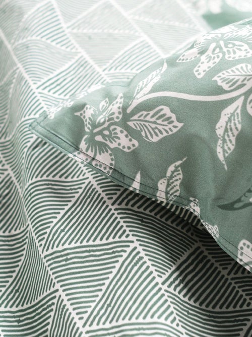 Parure de lit imprimé Floral coton SUNSHINE LOU - Kiabi