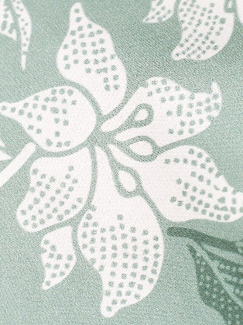 Parure de lit imprimé Floral coton SUNSHINE LOU Vert - Kiabi