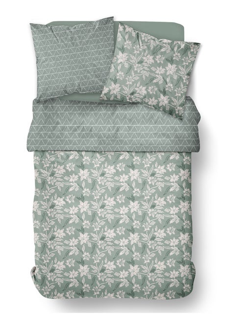 Parure de lit imprimé Floral coton SUNSHINE LOU - Kiabi