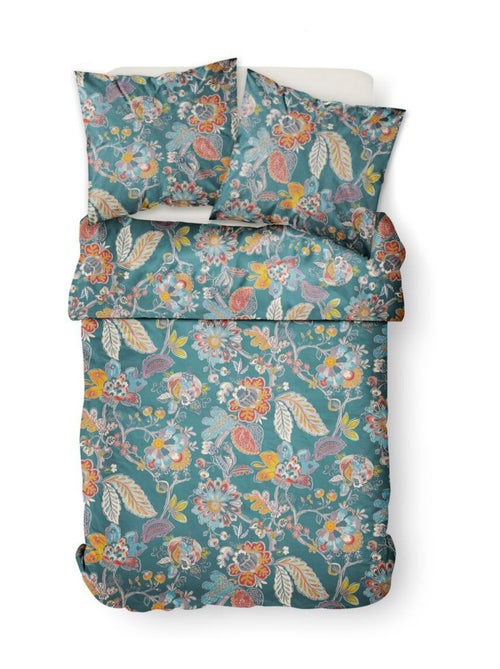 Parure de lit imprimé Floral coton SUNSHINE LOUISON - Kiabi Parure de lit imprimé Floral coton SUNSHINE LOUISON - Kiabi