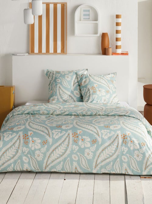Parure de lit imprimé Floral coton SUNSHINE LOUISON - Kiabi Parure de lit imprimé Floral coton SUNSHINE LOUISON - Kiabi