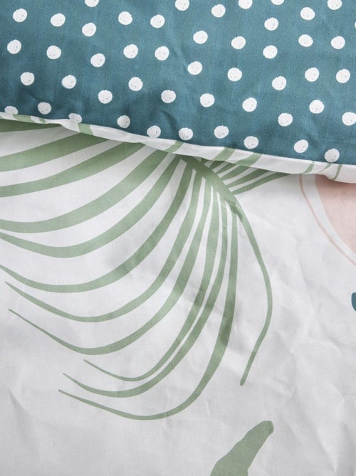 Parure de lit imprimé Floral coton SUNSHINE LOUNA - Kiabi