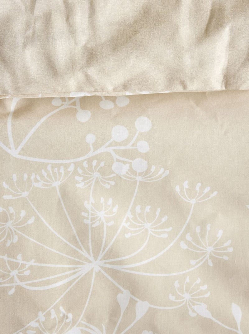 Parure de lit imprimé Floral coton SUNSHINE LUIZ Beige - Kiabi