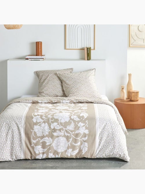 Parure de lit imprimé Floral coton SUNSHINE MACEO - Kiabi