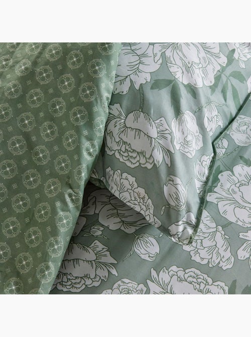 Parure de lit imprimé Floral coton SUNSHINE MACHA - Kiabi