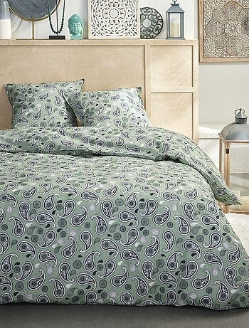 Parure de lit imprimé Floral Coton SUNSHINE MADELEINE