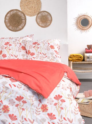 Parure de lit imprimé Floral coton SUNSHINE PIA