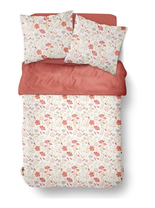Parure de lit imprimé Floral coton SUNSHINE PIA - Kiabi