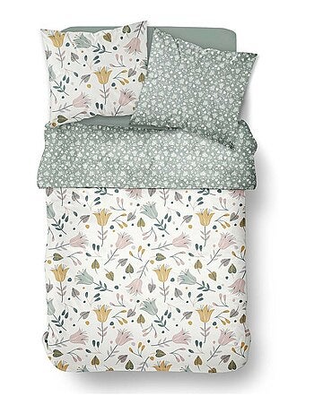 Parure de lit imprimé Floral coton SUNSHINE POLLIN