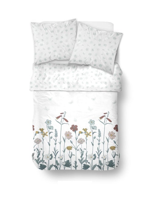 Parure de lit imprimé Floral Coton SUNSHINE POLY - Kiabi