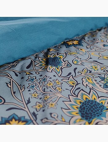 Parure de lit imprimé floral coton SUNSHINE ROMY