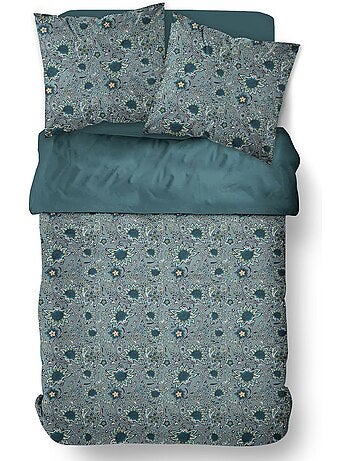 Parure de lit imprimé floral coton SUNSHINE ROMY