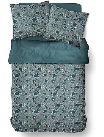 Parure de lit imprimé floral coton SUNSHINE ROMY