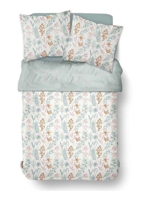 Parure de lit imprimé Floral coton SUNSHINE THEA - Kiabi