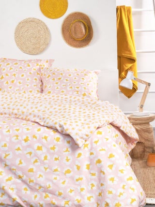 Parure de lit imprimé Floral coton SUNSHINE THEO