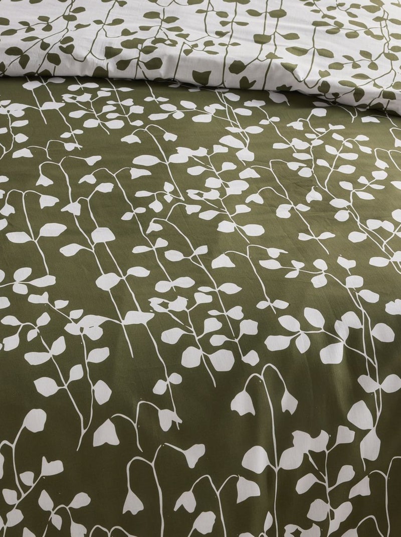 Parure de lit imprimé Floral CRAZY ELEA Vert - Kiabi