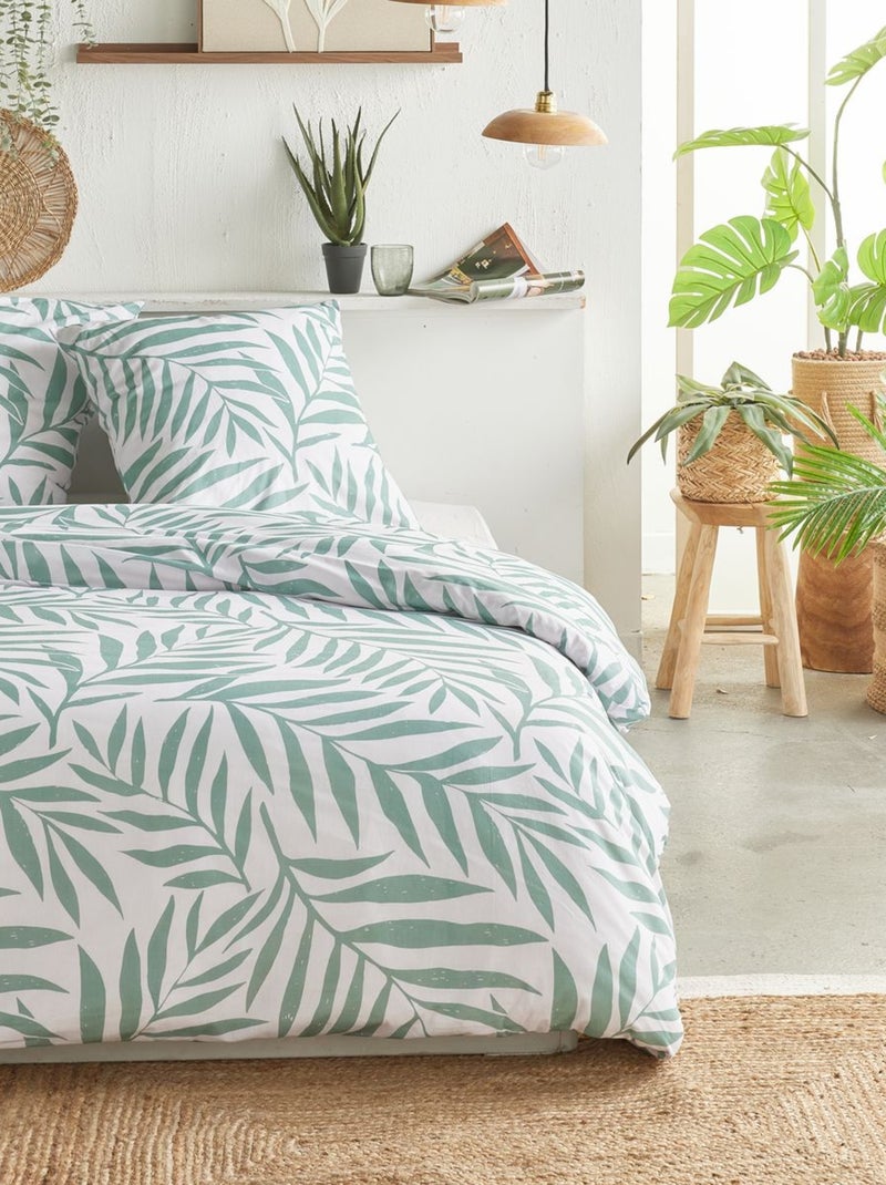 Parure de lit imprimé Floral CRAZY FLAVIO Blanc - Kiabi