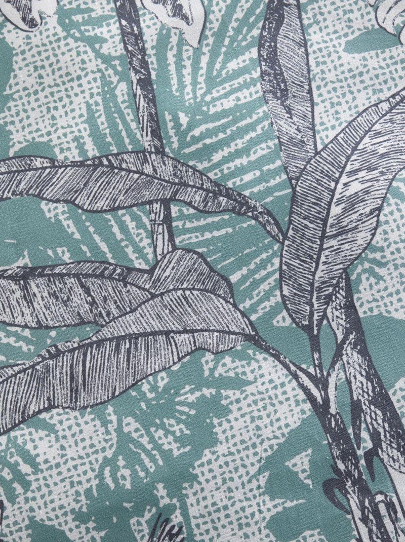 Parure de lit imprimé Floral CRAZY JAY Bleu - Kiabi