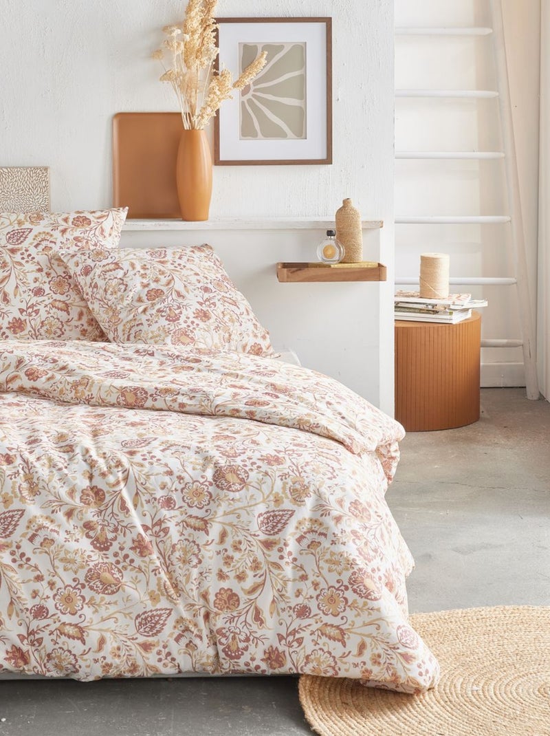 Parure de lit imprimé Floral CRAZY LUANA Rose - Kiabi