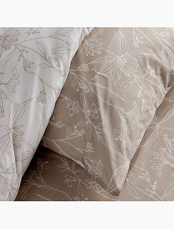 Parure de lit imprimé Floral SUNSHINE ALBAN