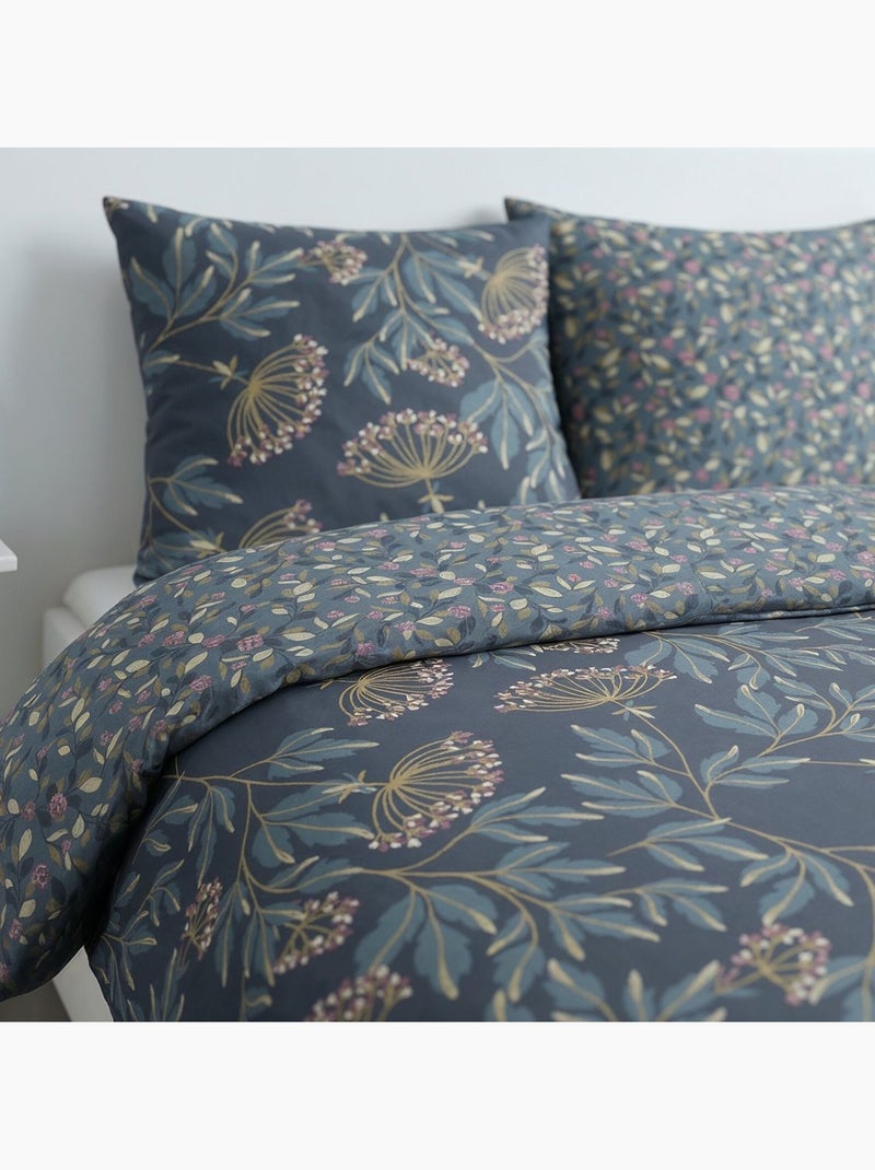 Parure de lit imprimé Floral SUNSHINE CONSTANT gris anthracite - Kiabi