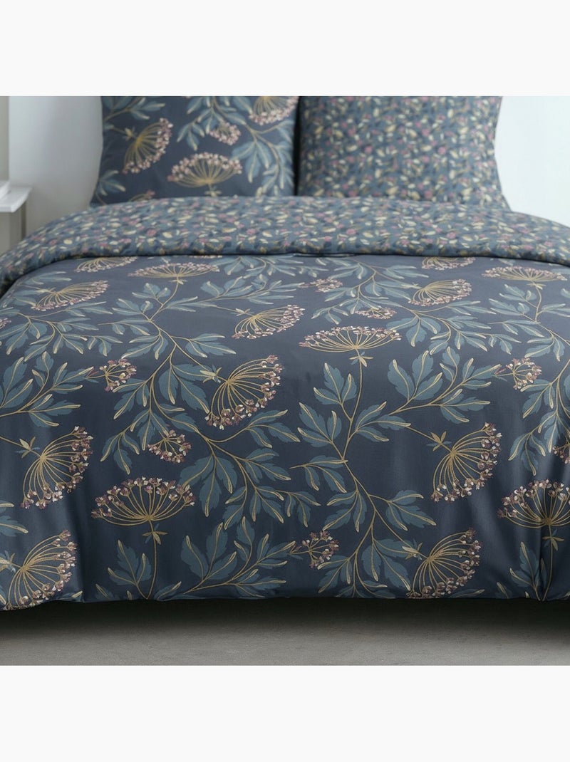 Parure de lit imprimé Floral SUNSHINE CONSTANT gris anthracite - Kiabi