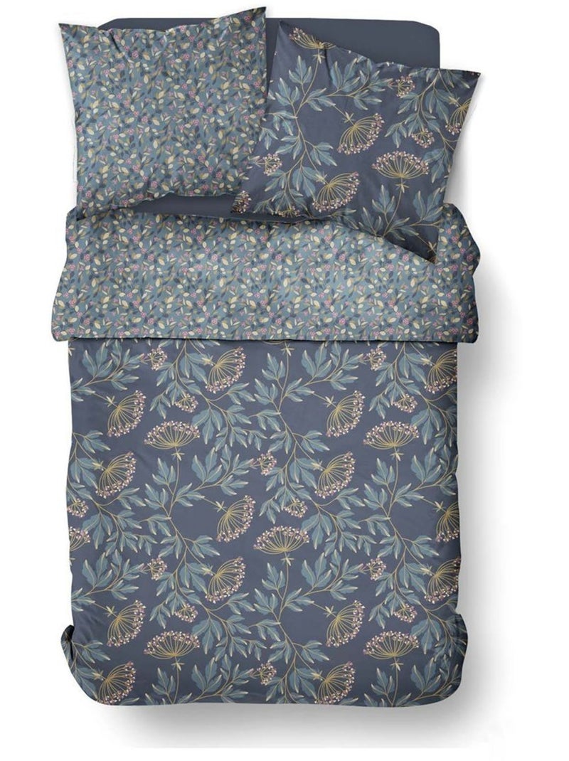 Parure de lit imprimé Floral SUNSHINE CONSTANT gris anthracite - Kiabi