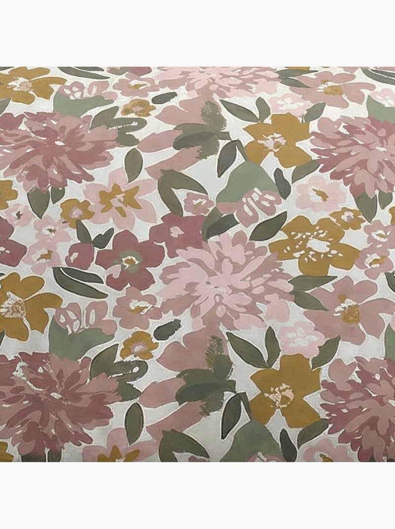 Parure de lit imprimé Floral SUNSHINE ELSA Rose - Kiabi