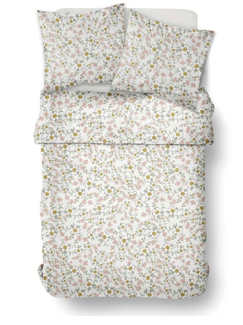 Parure de lit imprimé Floral SUNSHINE FLAVIEN - Kiabi Parure de lit imprimé Floral SUNSHINE FLAVIEN - Kiabi