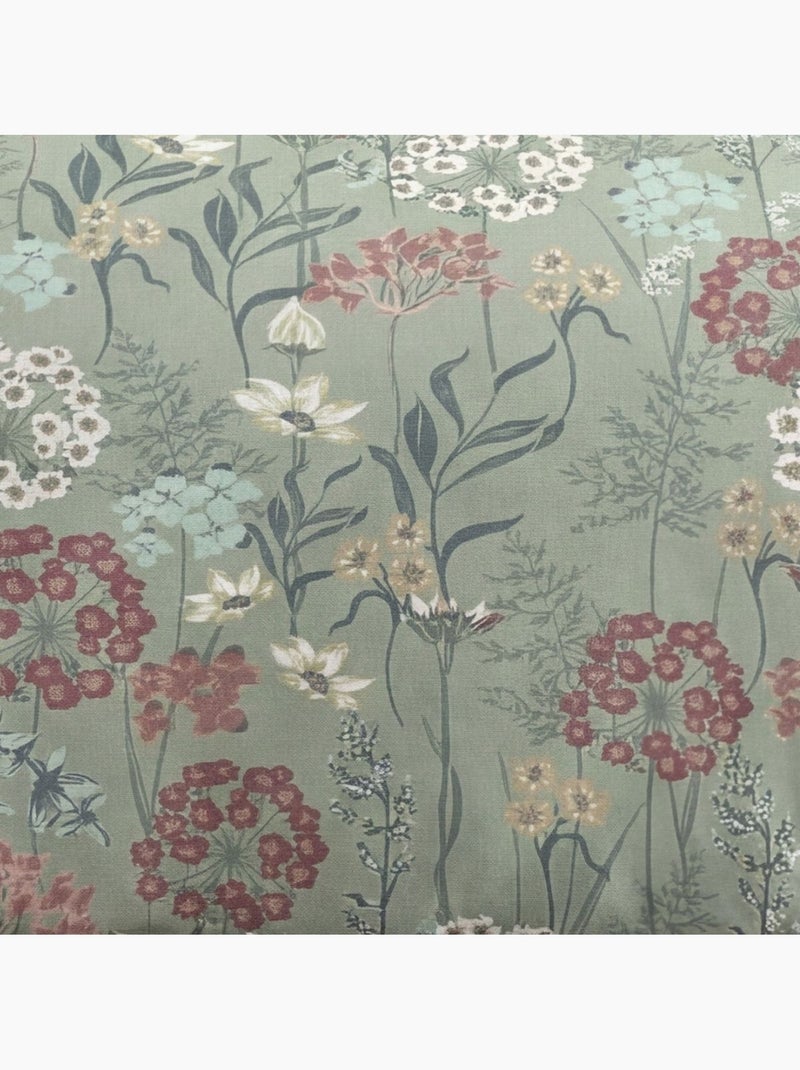 Parure de lit imprimé Floral SUNSHINE HONORE Vert - Kiabi