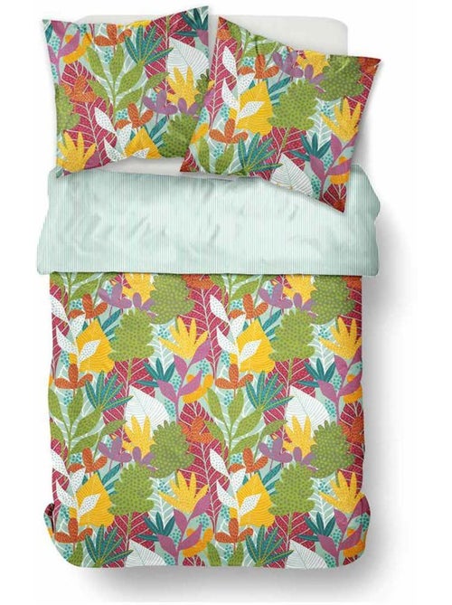 Parure de lit imprimé Floral SUNSHINE JANIE - Kiabi