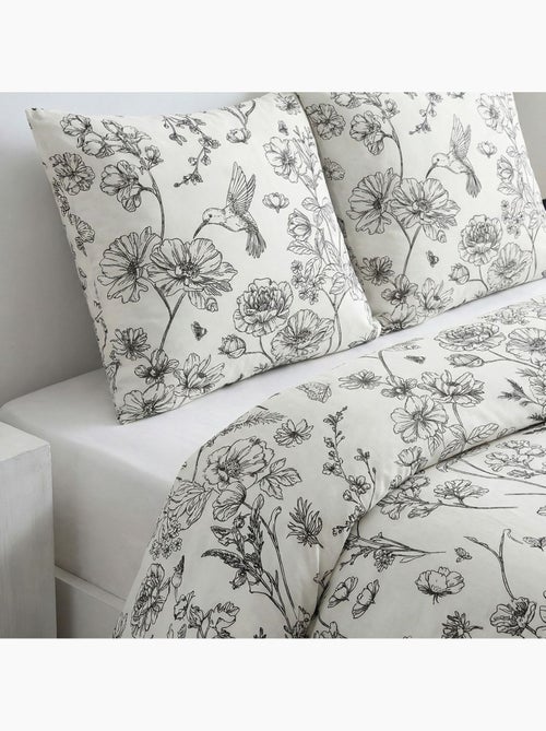 Parure de lit imprimé Floral SUNSHINE JOSEPHINE - Kiabi