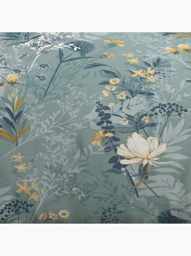 Parure de lit imprimé Floral SUNSHINE JULIE Bleu - Kiabi