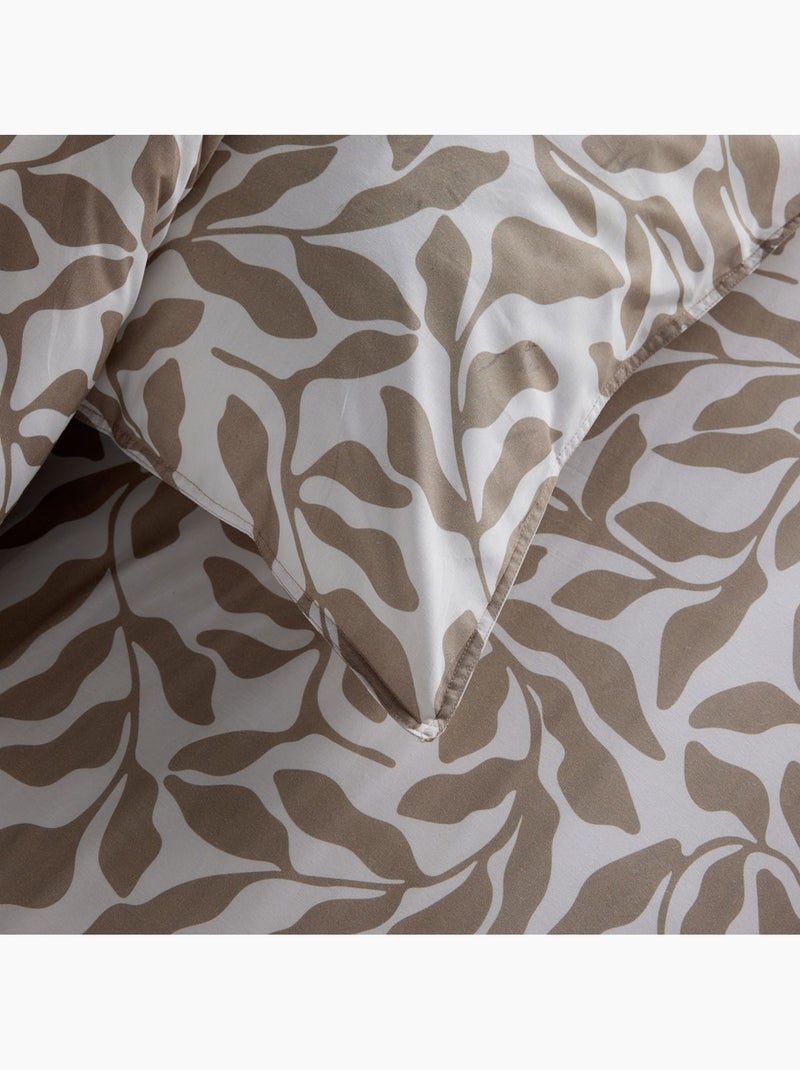 Parure de lit imprimé Floral SUNSHINE LUCAS Beige - Kiabi