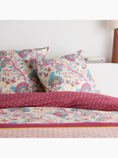 Parure de lit imprimé Floral SUNSHINE LUCILE - Kiabi Parure de lit imprimé Floral SUNSHINE LUCILE - Kiabi