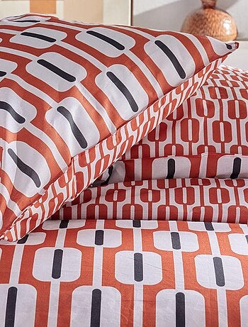 Parure de lit imprimé Géométrique Coton SUNSHINE ENZO