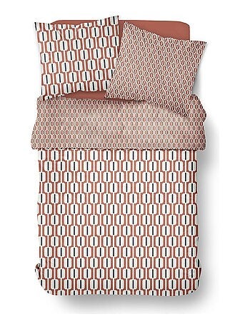 Parure de lit imprimé Géométrique Coton SUNSHINE ENZO