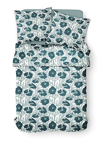 Parure de lit imprimé Graphique coton FLANELLE