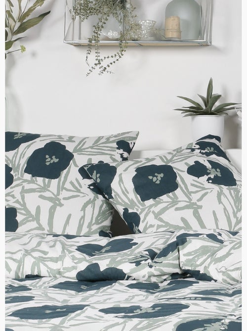 Parure de lit imprimé Graphique coton FLANELLE - Kiabi