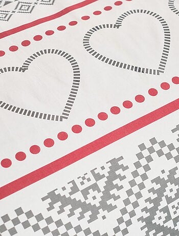 Parure de lit imprimé Graphique coton FLANELLE