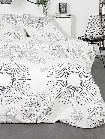 Parure de lit imprimé Graphique coton FLANELLE