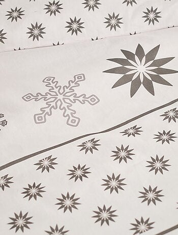 Parure de lit imprimé Graphique coton FLANELLE